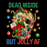 Dead Inside But Jolly Af Heavy Core Tee | Teevron