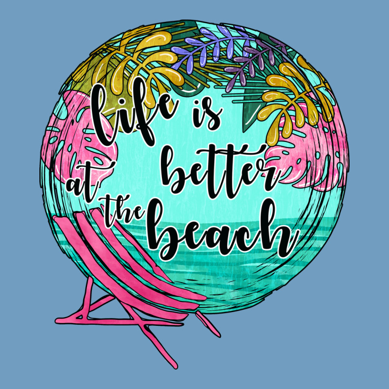 Life Is Better At The Beach Urban Heavy Tee by JahusDesignShop | Teevron