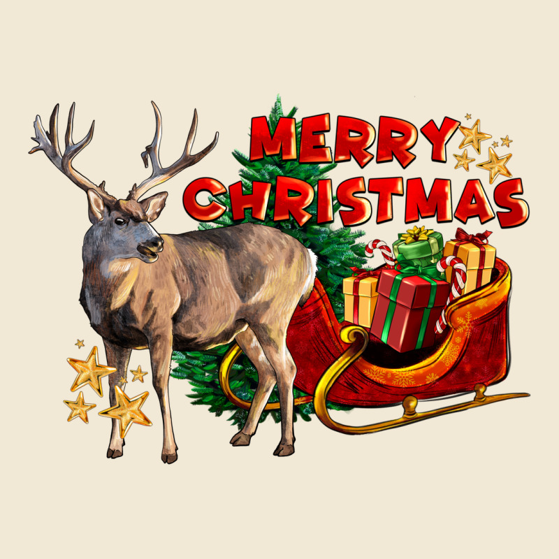 Merry Christmas Deer Premium Tee by LillyAllenDesigns | Teevron