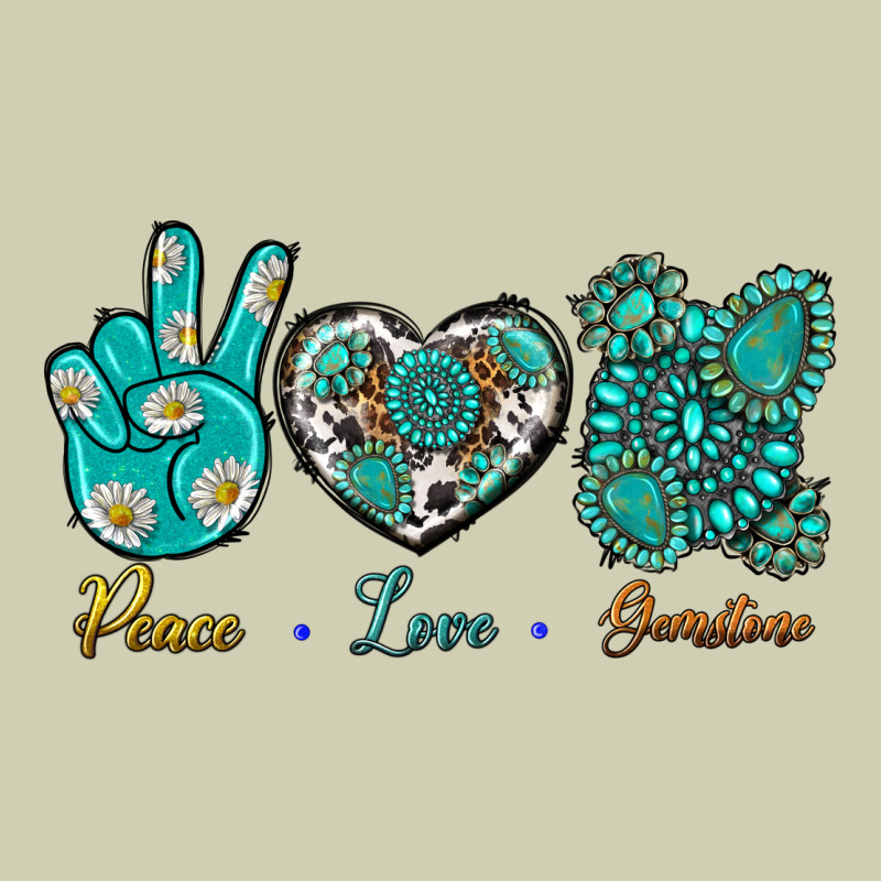 Peace Love Gemstone Heavy Core Tee by BundleAndBundleShop | Teevron