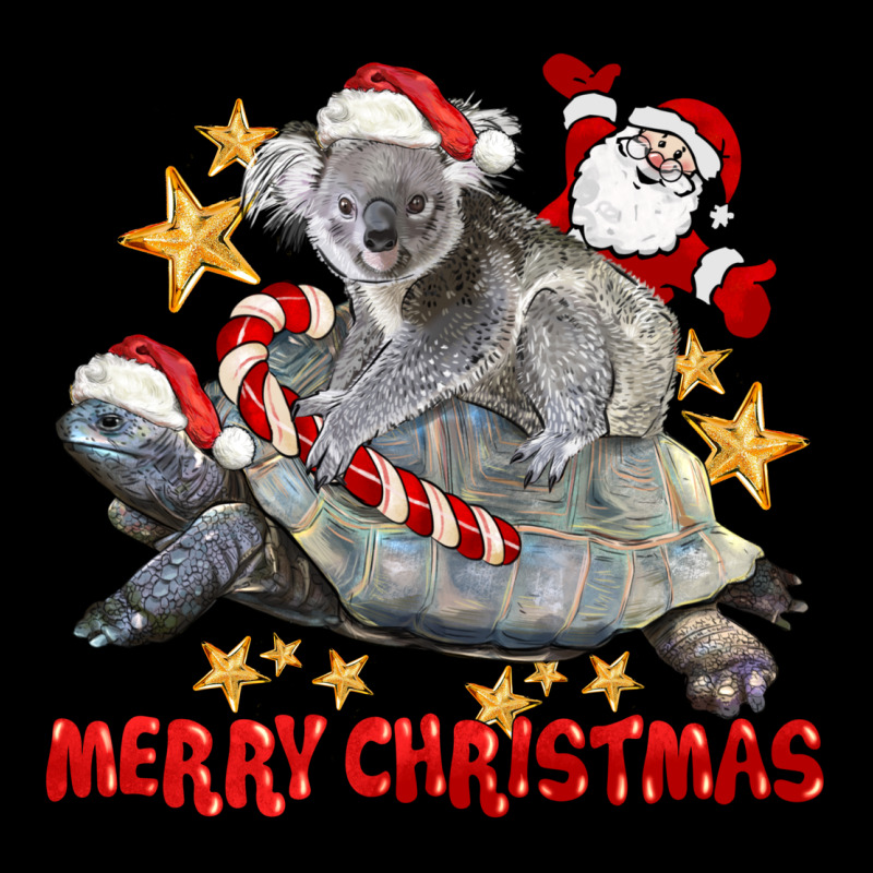 Merry Christmas Tortoise And Koala Premium Tee by LillyAllenDesigns | Teevron