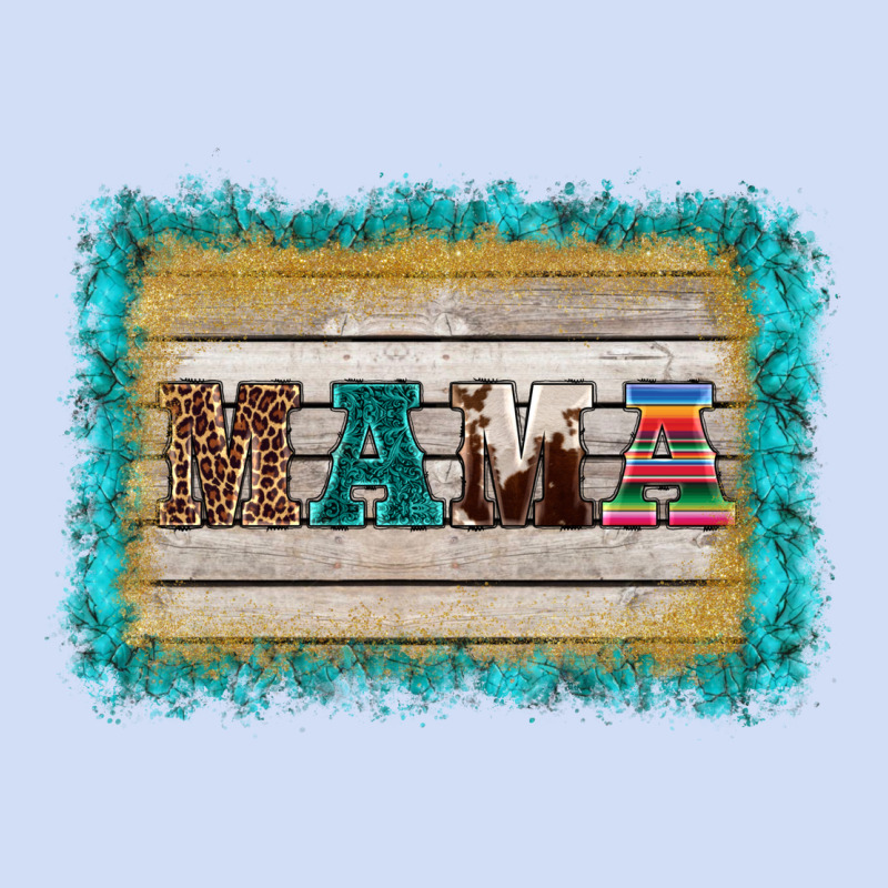 Western Turquoise's Mama Background Urban Hoodie by BarkalooDesign | Teevron