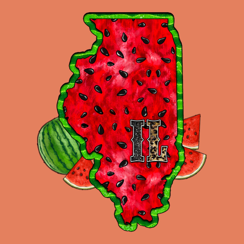 Illinois Watermelon Classic Tee by RacoonDesign | Teevron