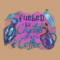Fueled By Crystals And Coffee Halloween Vintage Tee | Teevron