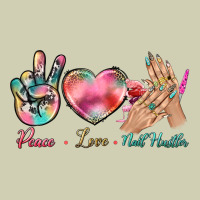 Peace Love Nail Hustler Heavy Core Tee | Teevron