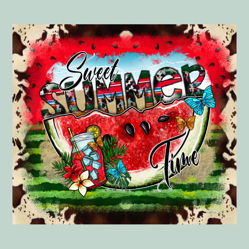 Sweet Summer Time Zipper Hoodie by CowhideDigitalArt | Teevron