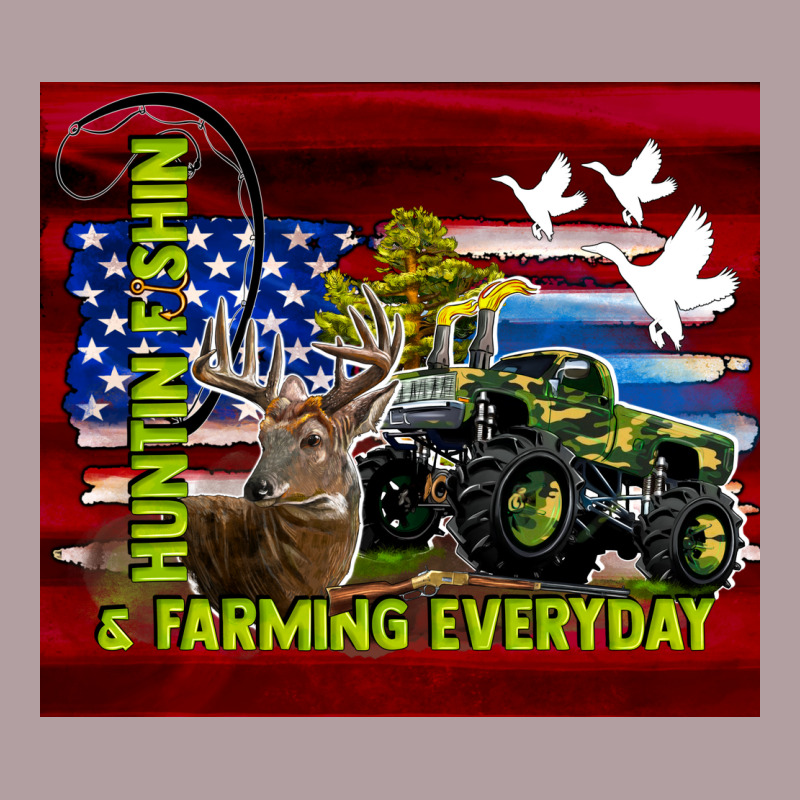 Hunting Fishing & Farming Everyday Vintage Hoodie by TumblerDesignByShophia | Teevron