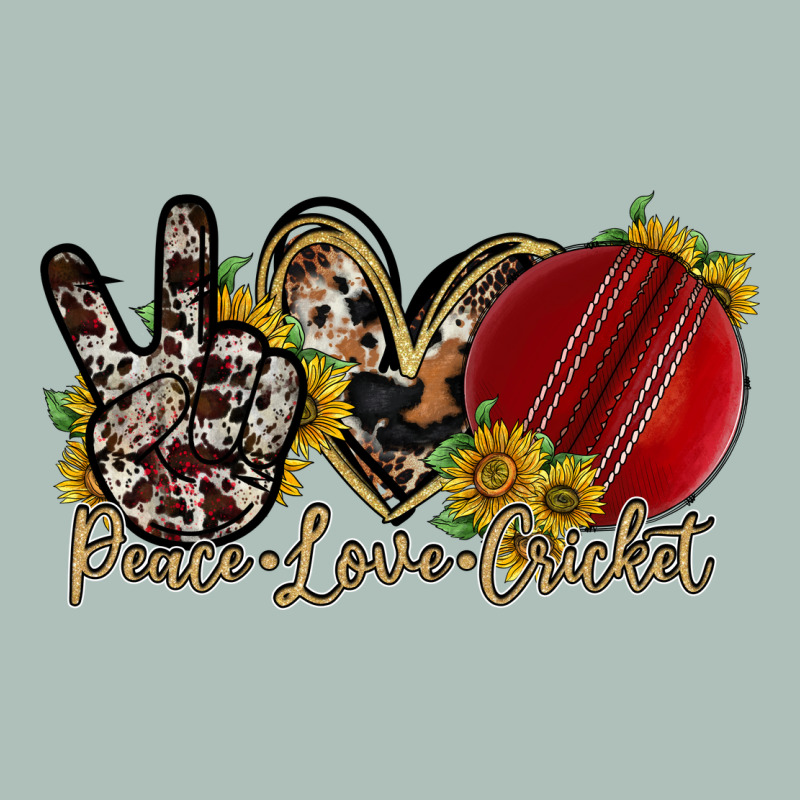 Peace Love Cricket Heavyweight Hoodie by RacoonDesign | Teevron