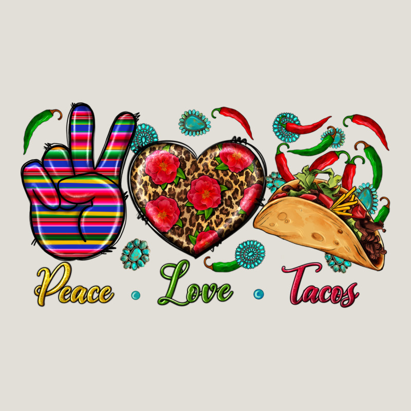 Peace Love Tacos Heavy Core Tee by BundleAndBundleShop | Teevron