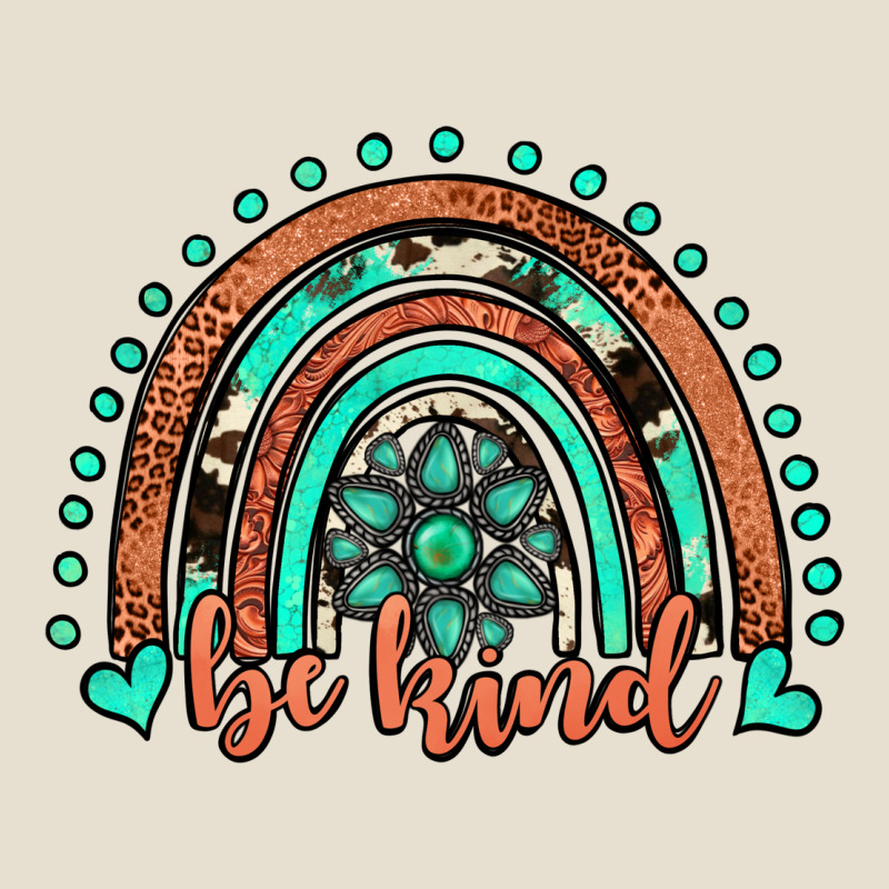 Be Kind Western Turquoise Rainbow Urban Heavy Tee by JahusDesignShop | Teevron