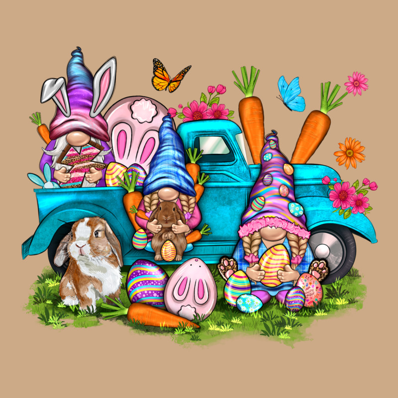 Easter Gnomies With Truck Easter Day Vintage Hoodie by HowdyJamesFarm | Teevron
