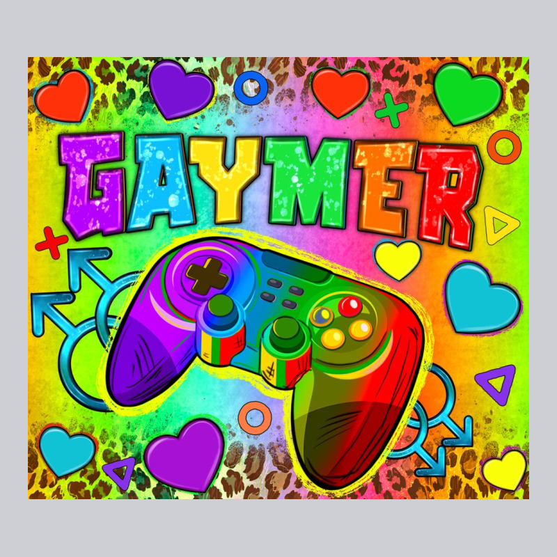 Lgbtq+ Gaymer With Hearts Tumbler Heavyweight Sweatshirt by BundleAndBundleShop | Teevron