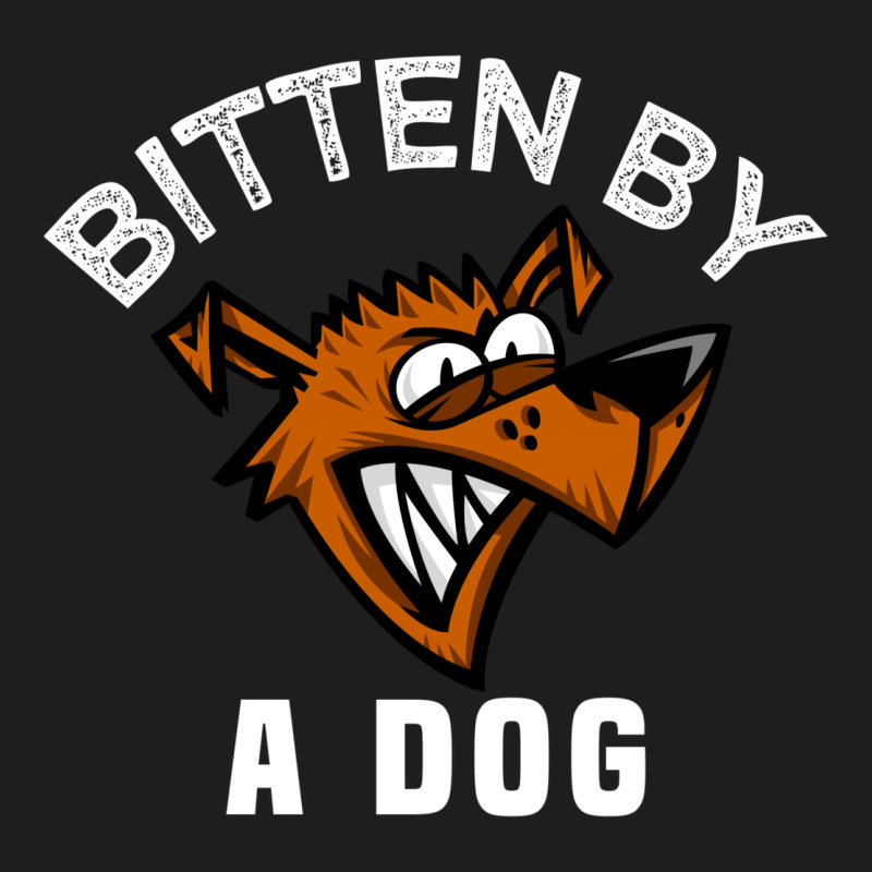 Bitten By A Dog Angry Dog Bite Funny Gift Heavyweight Hoodie by lanVoArt | Teevron