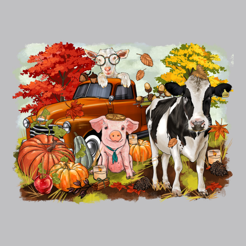 Fall Farm Animals Long Sleeve Tee by CowGirlArtShop | Teevron