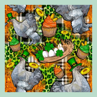 St. Patricks Chicken With Cupcake Leopard Premium Hoodie | Teevron