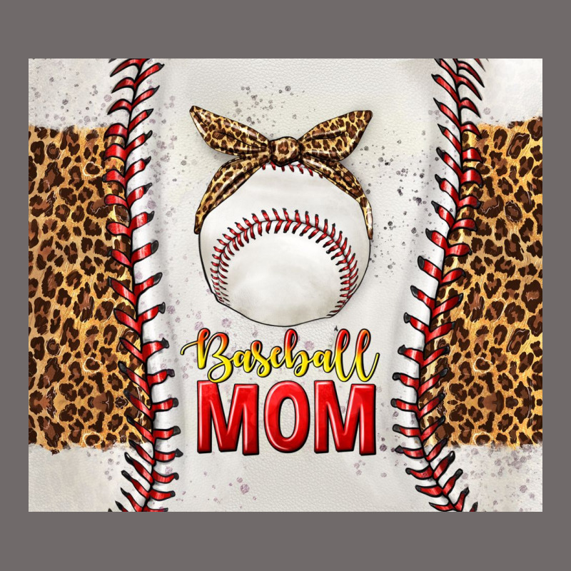 Baseball Mom With Leopard Tumbler Tbs Urban Heavy Tee by TumblerDesignByShophia | Teevron