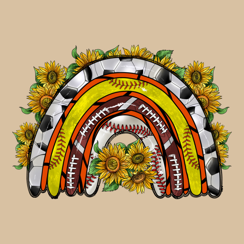 Sunflower Sports Rainbow Heavyweight Hoodie by RacoonDesign | Teevron
