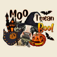 Moo I Mean Boo Holstein Cow Ladies Tee | Teevron
