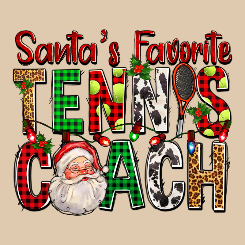 Santa's Favorite Tennis Coach For Christmas Heavyweight Sweatshirt by FaDigitalArtStudio | Teevron