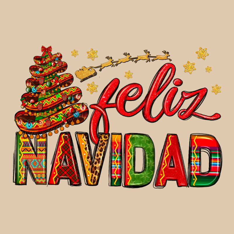 Feliz Navidad With Sombrero Tree Heavyweight Sweatshirt by BundleAndBundleShop | Teevron