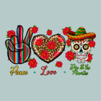 Peace Love Dia De Los Muertos Heavy Core Tee | Teevron