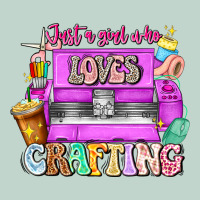 Just A Girl Who Loves Crafting Zipper Hoodie | Teevron