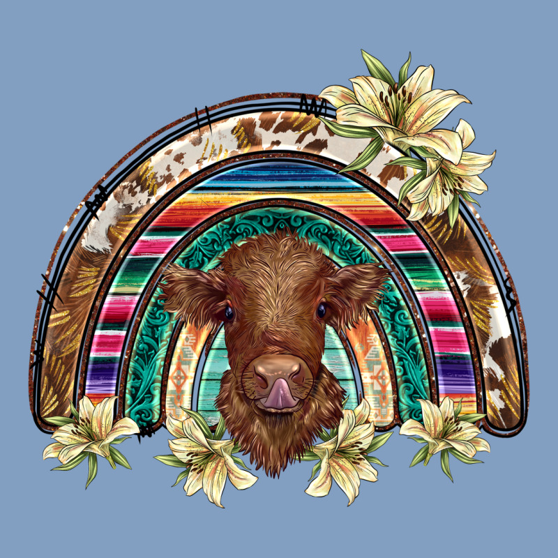 Scottish Calf Rainbow Urban Hoodie by BarkalooDesign | Teevron