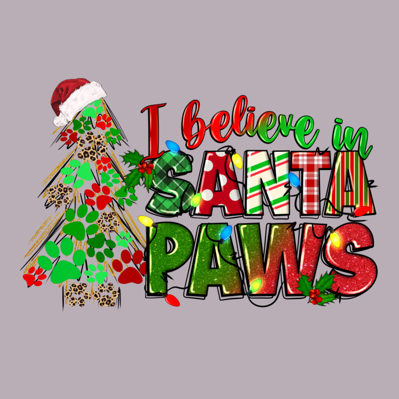 I Believe In Santa Paws Vintage Tee by texasbilliewilder | Teevron