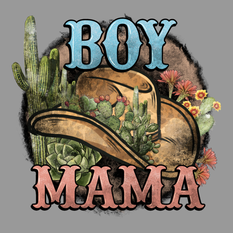 Boy Mama Western Cactus Cowboy Vintage Hoodie by HowdyJamesFarm | Teevron