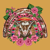 Pink Floral Baby Goat Rainbow Urban Hoodie | Teevron