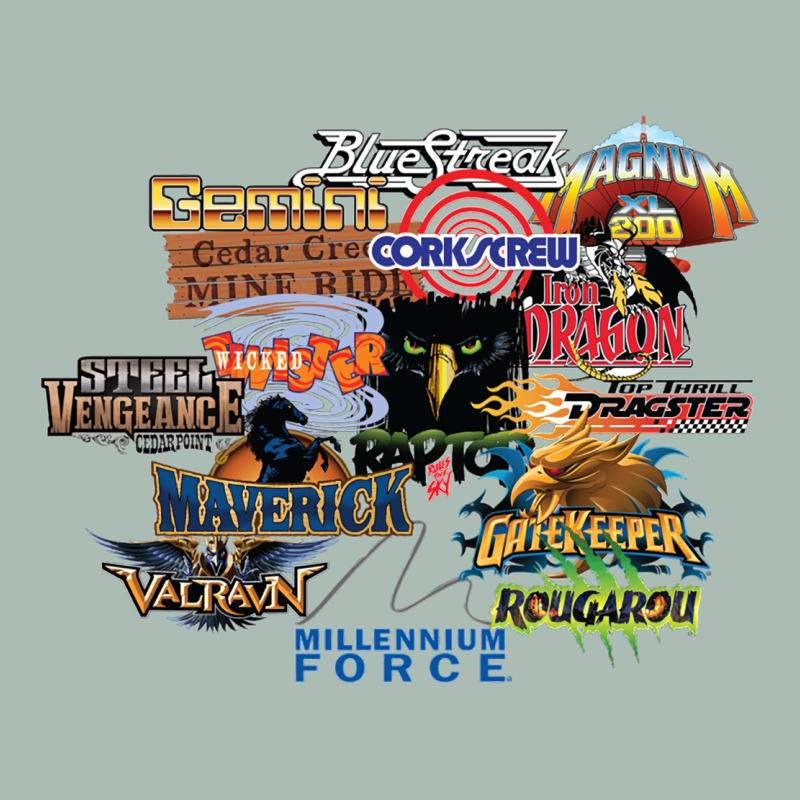 Cedar Point Roller Coaster  Designer Classic Tee by lanVoArt | Teevron