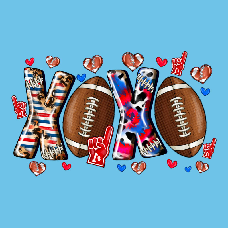 Xox Football Premium Sweatshirt by CowhideDigitalArt | Teevron