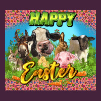 Happy Easter Farm Animals 20oz Skinny Premium Tee | Teevron