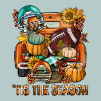 Tis The Season Fall Football Truck Heavy Core Tee | Teevron