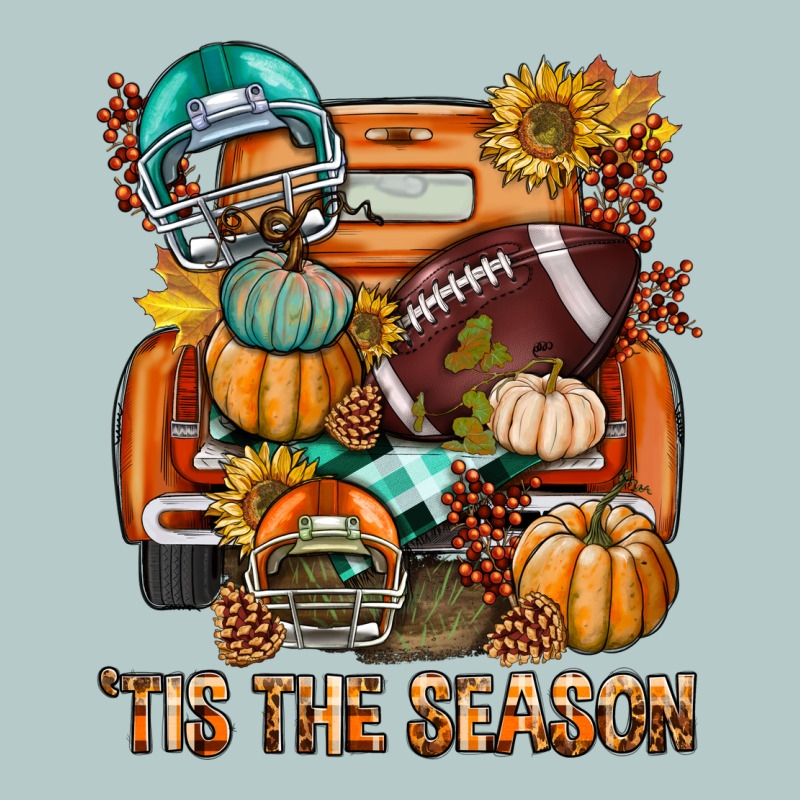 Tis The Season Fall Football Truck Heavy Core Tee by BundleAndBundleShop | Teevron