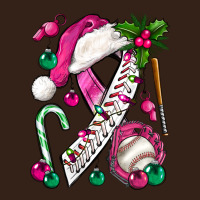 Pink Christmas Breast Cancer Ribbon Baseball Heavy Core Tee | Teevron