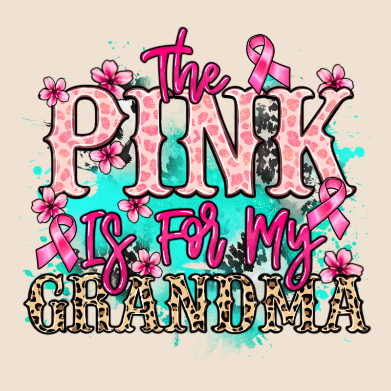 The Pink Is For My Grandma Cancer Awareness Urban Heavy Tee by HowdyJamesFarm | Teevron
