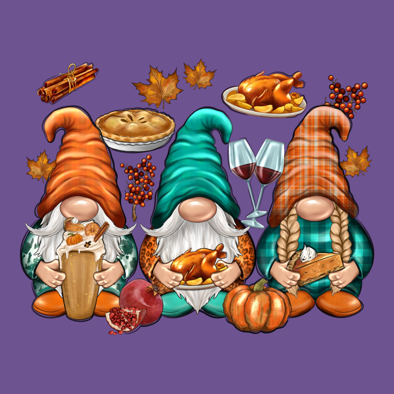Thanksgiving Gnomes Vintage Tee by NancyCooperArtShop | Teevron