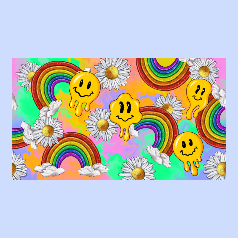 Smile Faces And Rainbow And Daisys Urban Heavy Tee by TumblerDesignByShophia | Teevron