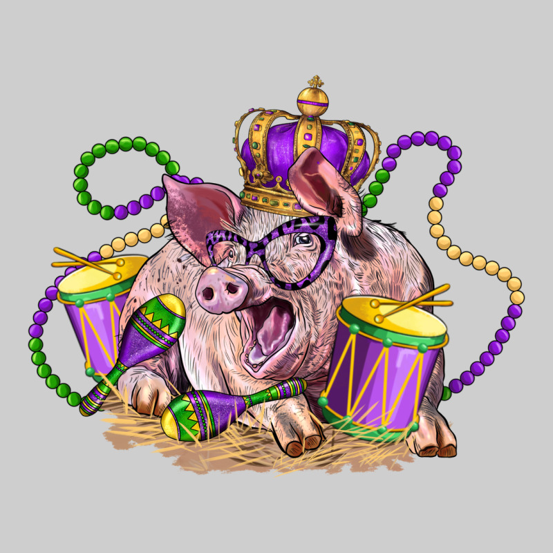 Mardi Gras Pig Premium Tee by LillyAllenDesigns | Teevron