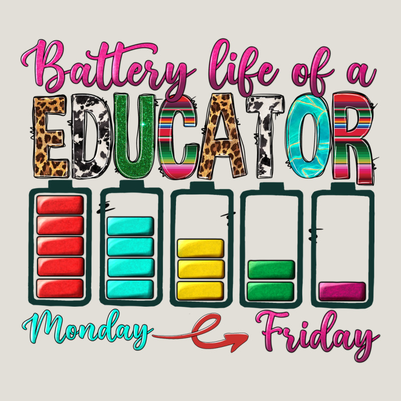 Battery Life Of A Educator Heavy Core Tee by BundleAndBundleShop | Teevron