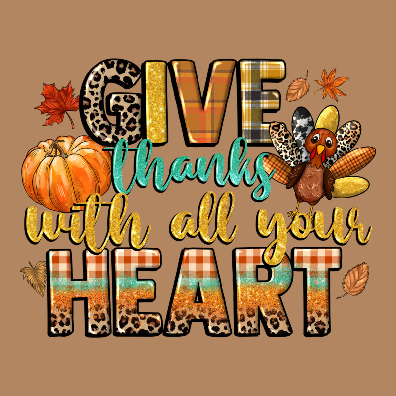 Give Thanks With All Your Heart Long Sleeve Tee by CowGirlArtShop | Teevron