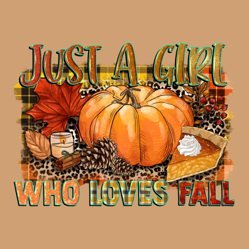 Just A Girl Who Loves Fall Vintage Tee by NancyCooperArtShop | Teevron