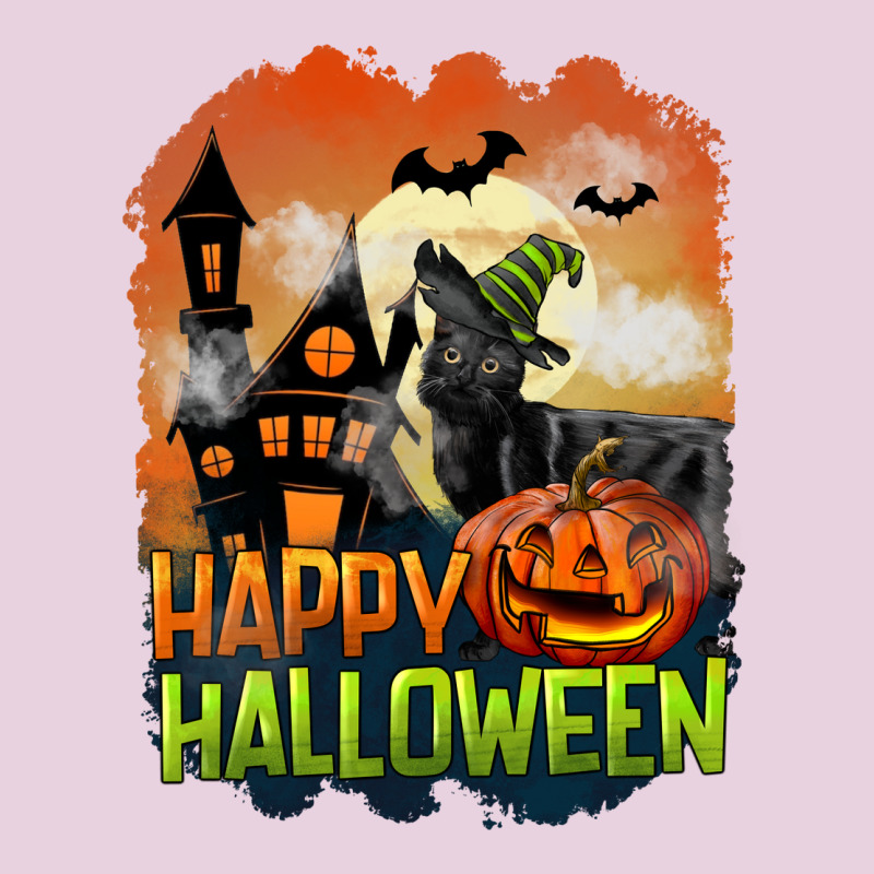 Happy Halloween With Black Cat Ladies Tee by LillyAllenDesigns | Teevron