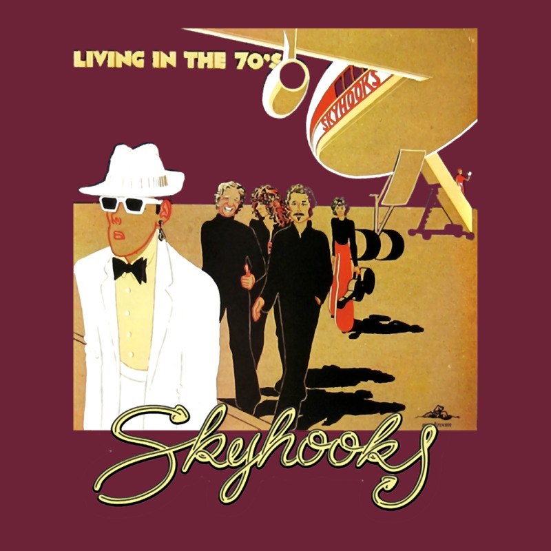 Ausrock 08 Skyhooks Vintage Living In The 70's Long Sleeve Tee by lanVoArt | Teevron