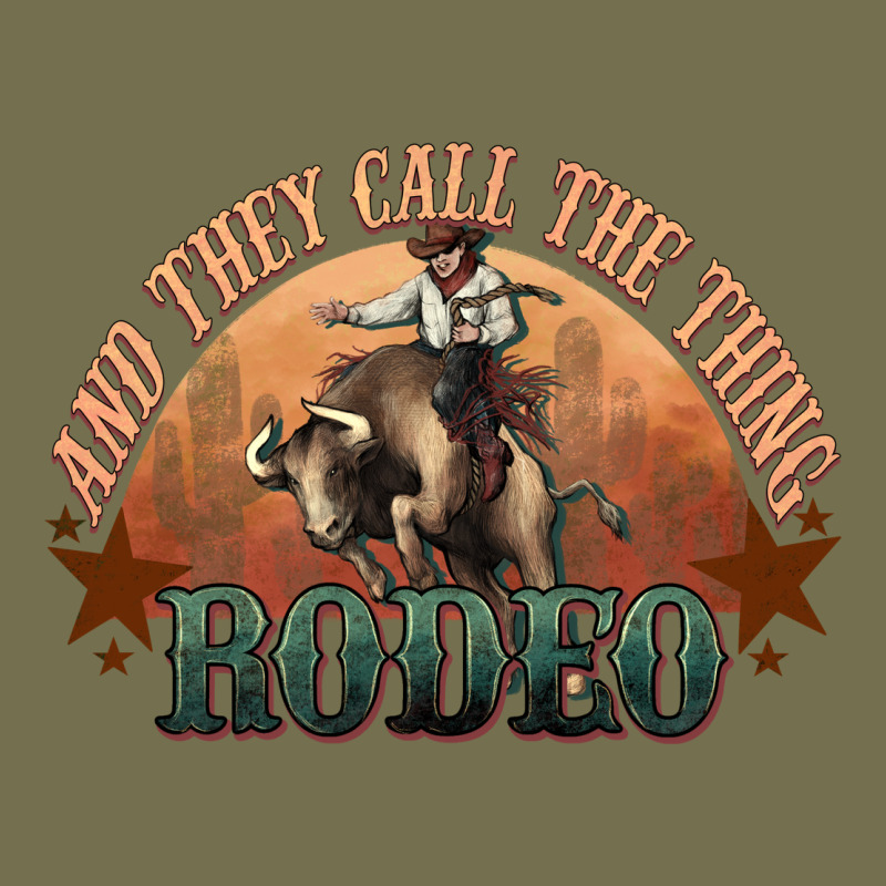 And They Call The Thing Rodeo Bull Bullfighter Vintage Hoodie by HowdyJamesFarm | Teevron