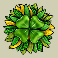 St. Patricks Sunflower With Clover Heavy Core Tee | Teevron