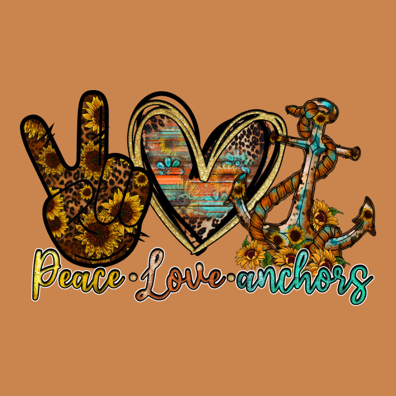 Peace Love Anchors Heavyweight Hoodie by RacoonDesign | Teevron