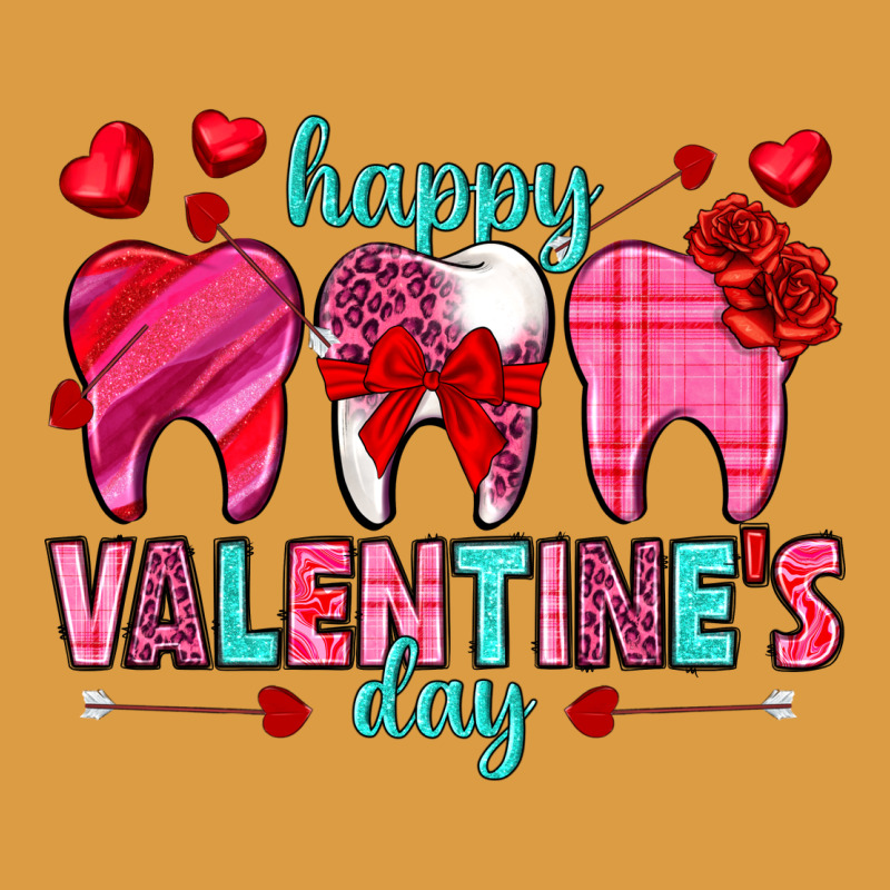Happy Valentine's Day With Teeth Valentine's Day Urban Heavy Tee by HowdyJamesFarm | Teevron