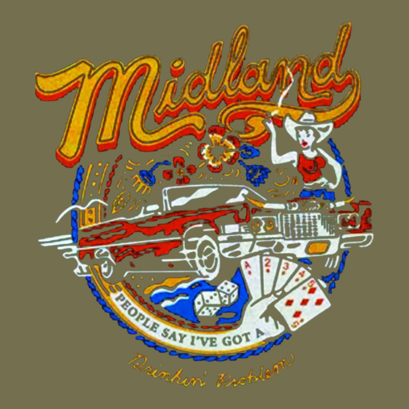 Midland Drinking Problem Vintage Hoodie by lanVoArt | Teevron